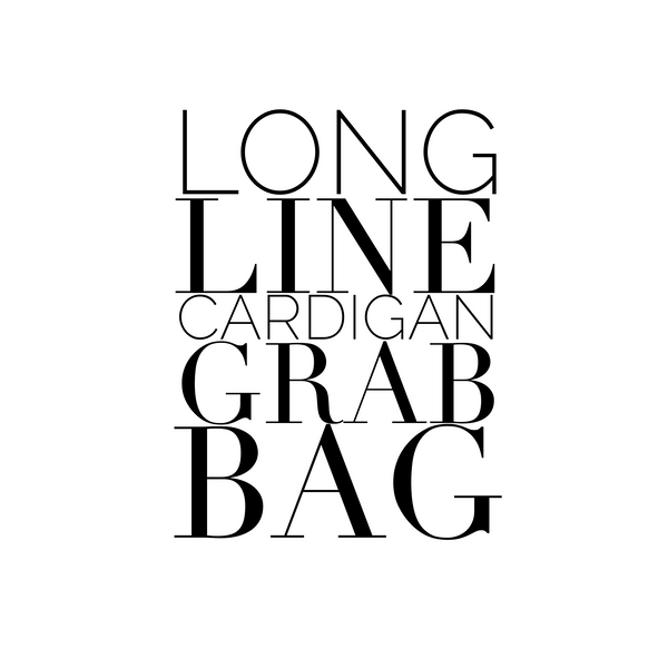 LONGLINE CARDIGAN GRAB BAG