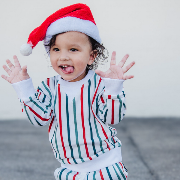 CHRISTMAS STRIPED PULLOVER