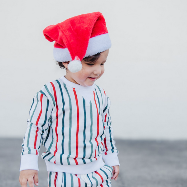 CHRISTMAS STRIPED PULLOVER