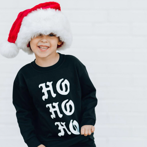 HO HO HO SWEATSHIRT (6-12M ONLY)